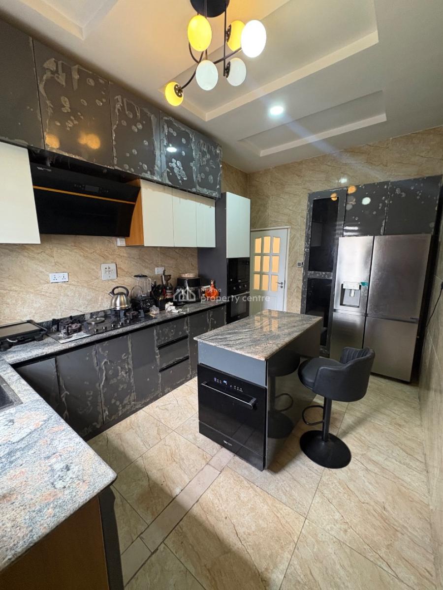 Luxury Fully Furnished 4 Bedroom with High End Kitchen, Thomas Estate, Ajah, Lagos, Semi-detached Duplex for Rent