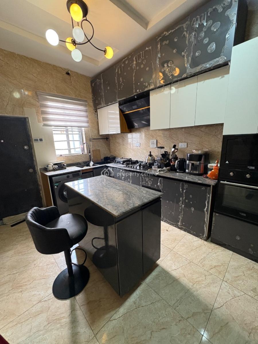 Luxury Fully Furnished 4 Bedroom with High End Kitchen, Thomas Estate, Ajah, Lagos, Semi-detached Duplex for Rent
