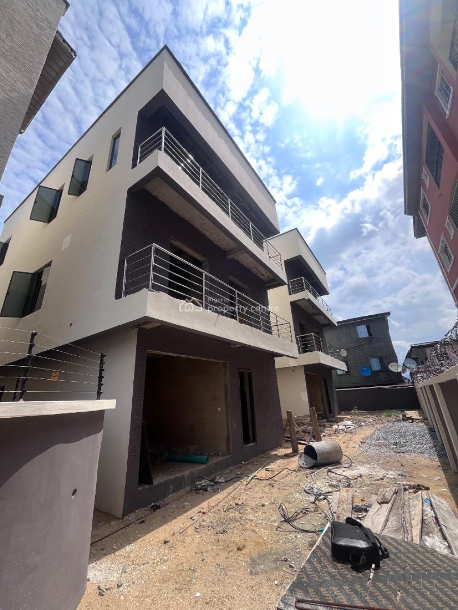 a Carcass 4 Bedroom Fully Detached Duplex with 2bq, Aguda, Surulere, Lagos, Detached Duplex for Sale