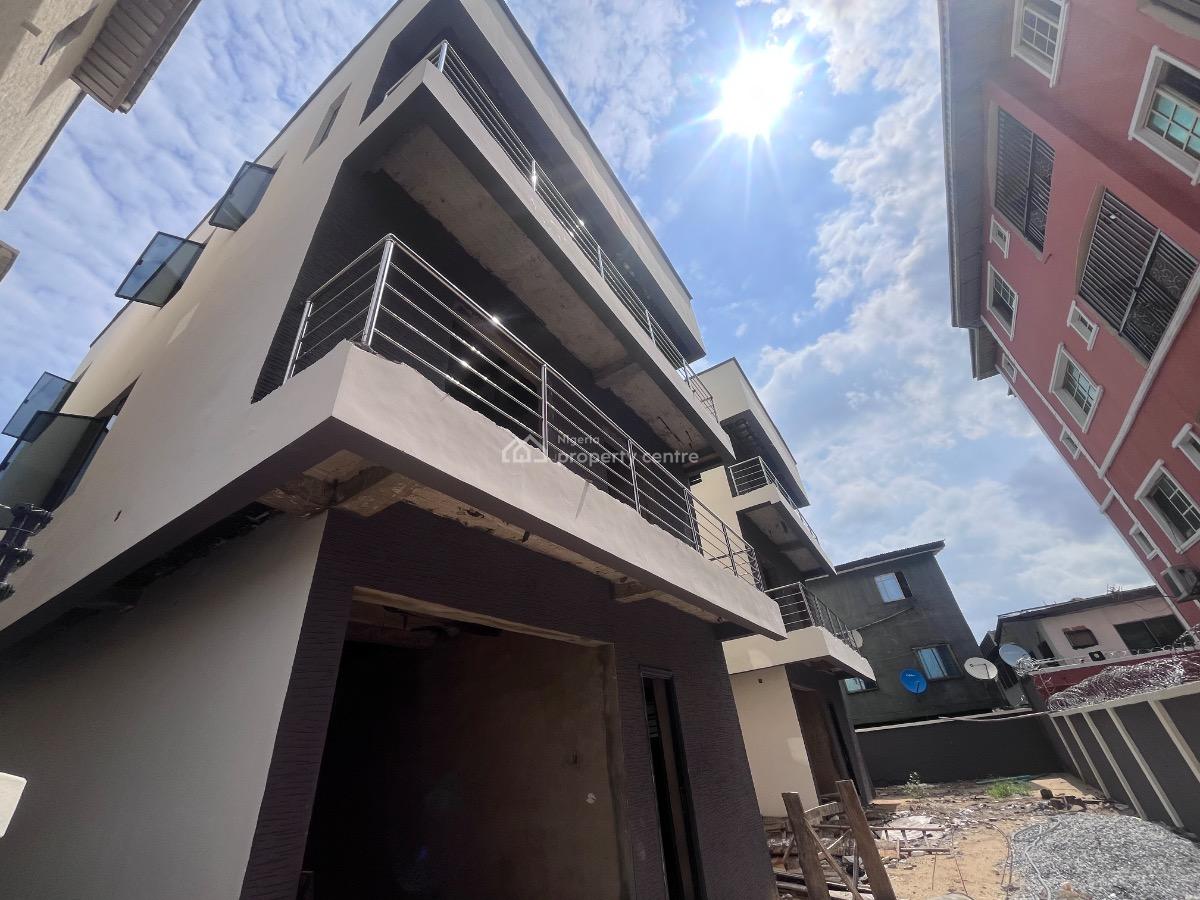 a Carcass 4 Bedroom Fully Detached Duplex with 2bq, Aguda, Surulere, Lagos, Detached Duplex for Sale