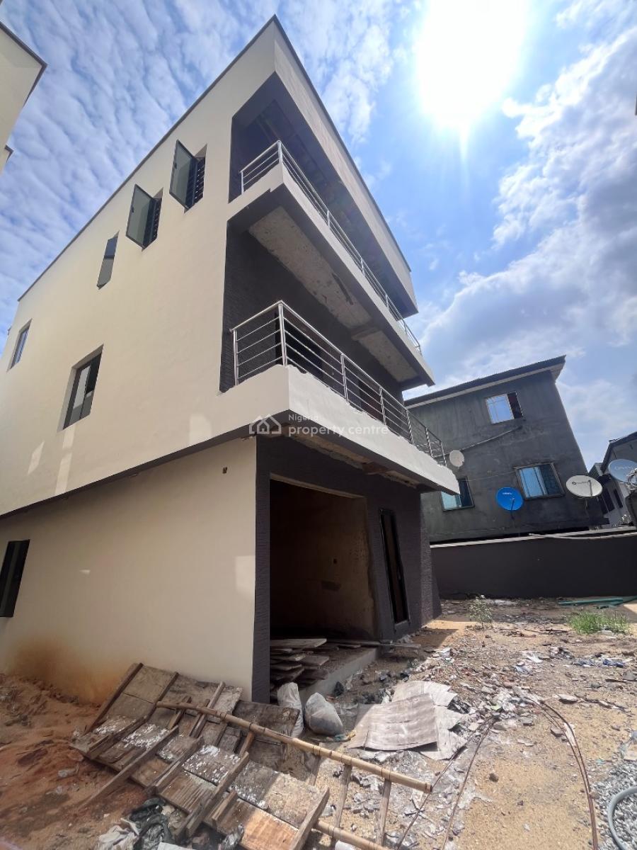 a Carcass 4 Bedroom Fully Detached Duplex with 2bq, Aguda, Surulere, Lagos, Detached Duplex for Sale