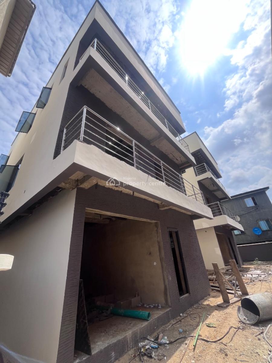 a Carcass 4 Bedroom Fully Detached Duplex with 2bq, Aguda, Surulere, Lagos, Detached Duplex for Sale