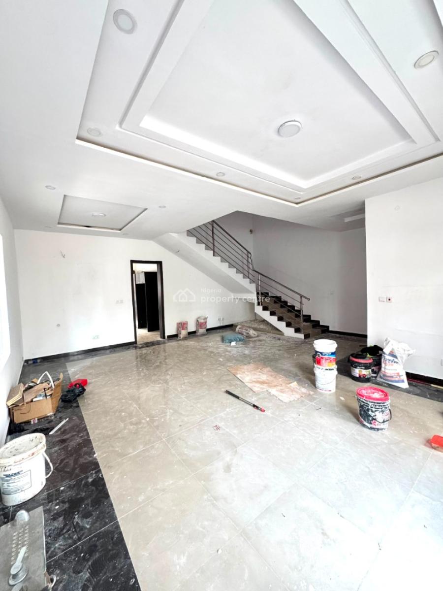 Well Maintained Spacious 4 Bedrooms Serviced 4 Bedrooms Duplex, in an Access Code Estate Along Victory Park Estate Road, Osapa, Lekki, Lagos, Semi-detached Duplex for Rent