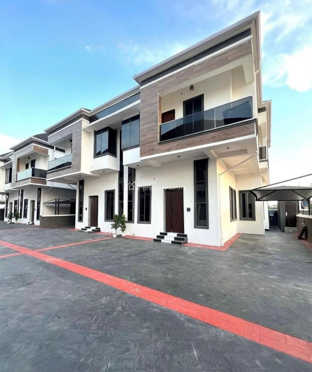Newly Built Nice 4 Bedrooms Duplex, in a Secured Estate at Orchid Road, Ikota, Lekki, Lagos, Semi-detached Duplex for Rent