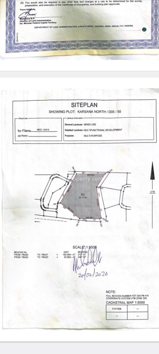 1 Hectare, Karsana North, Karsana, Abuja, Land for Sale