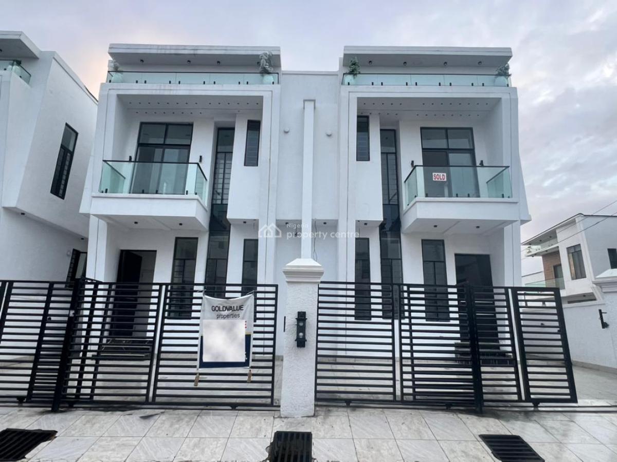 New  4 Bedrooms Semi Detached Duplex and Bq, Lekki Palms City Estate, Ajah, Lagos, Semi-detached Duplex for Sale