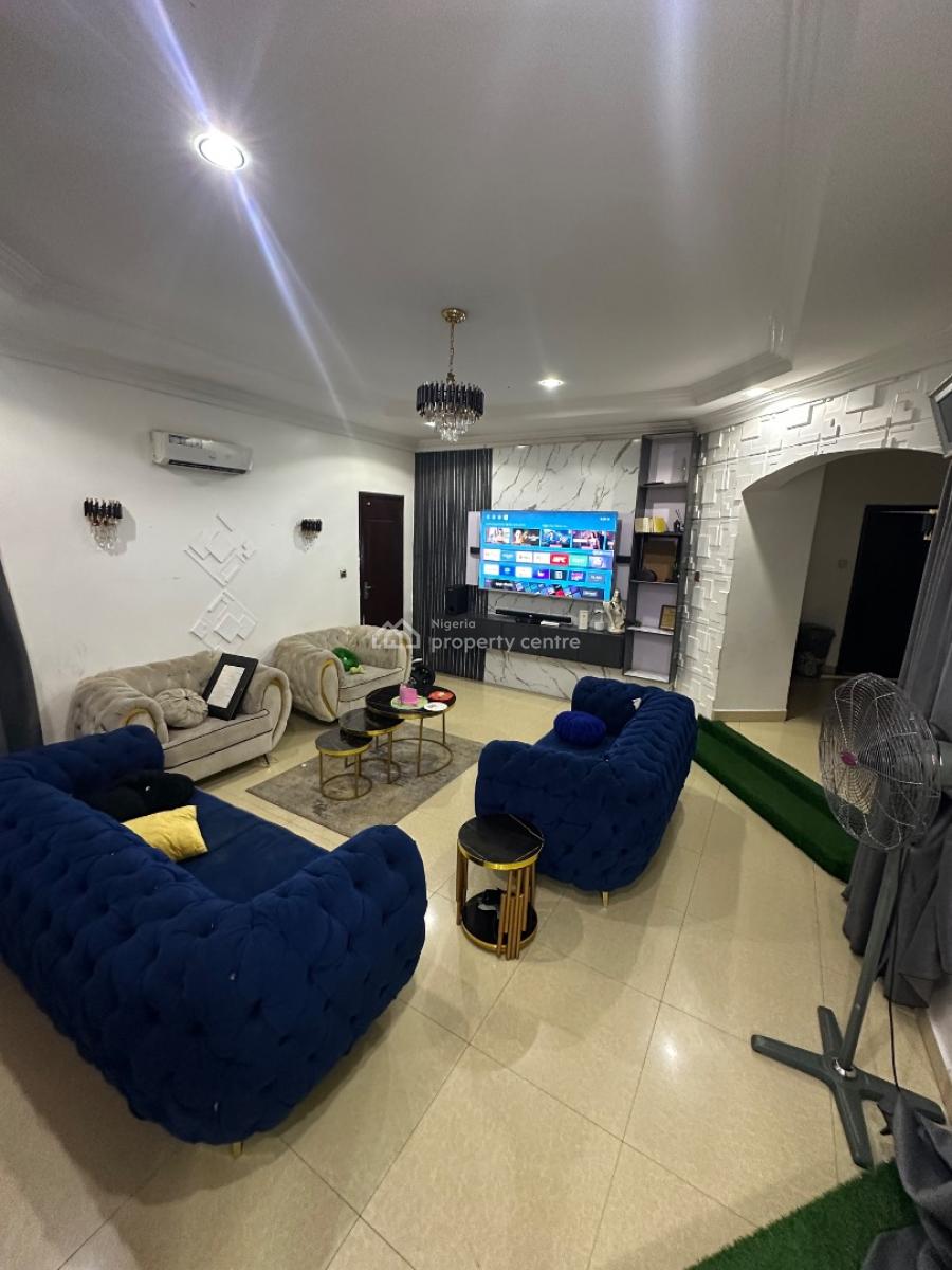 Fully Furnished Spacious 3 Bedroom Apartment, Fo1 Layout, Kubwa, Abuja, Flat / Apartment for Rent