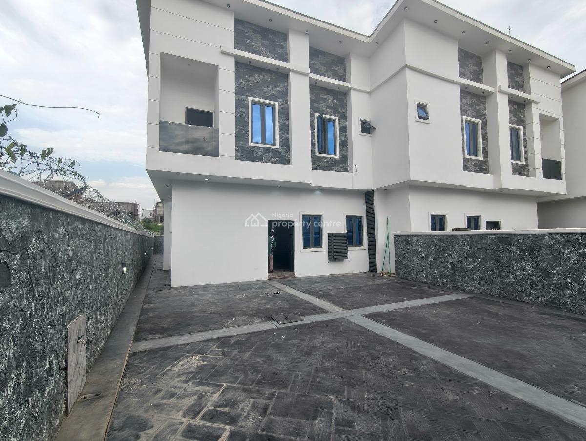 Newly Built 4 Bedroom Semi-detached Duplex with Bq, Naf Valley Estate Asokoro, Asokoro District, Abuja, House for Sale