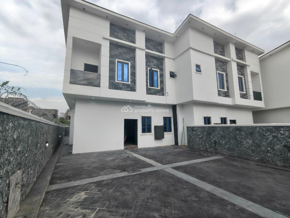Newly Built 4 Bedroom Semi-detached Duplex with Bq, Naf Valley Estate Asokoro, Asokoro District, Abuja, House for Sale