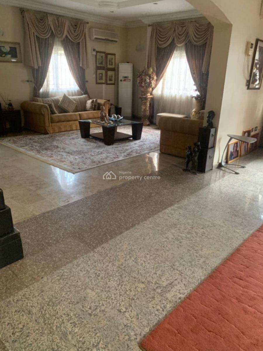 Luxury 5 Bedroom Fully Detached House with 2 Bq in a Secured Estate, Parkview, Ikoyi, Lagos, Detached Duplex for Rent