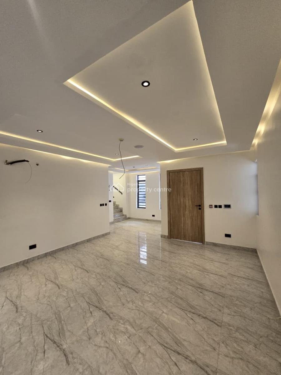 Luxury Newly Built Serviced 4 Bedroom Terrace with a Room Bq, Lekki Phase 1, Lekki, Lagos, Terraced Duplex for Rent