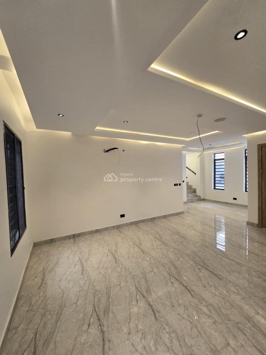 Luxury Newly Built Serviced 4 Bedroom Terrace with a Room Bq, Lekki Phase 1, Lekki, Lagos, Terraced Duplex for Rent