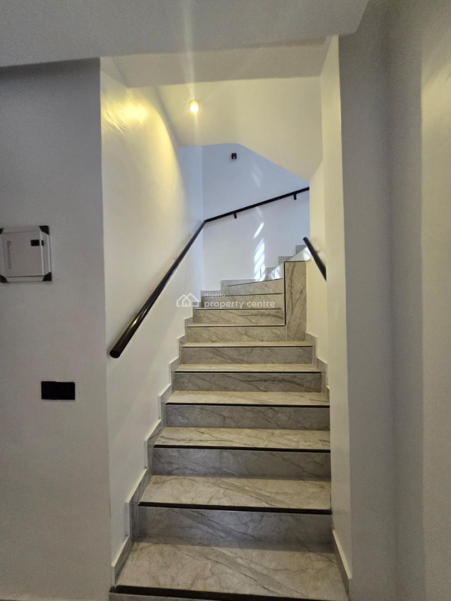 Luxury Newly Built Serviced 4 Bedroom Terrace with a Room Bq, Lekki Phase 1, Lekki, Lagos, Terraced Duplex for Rent