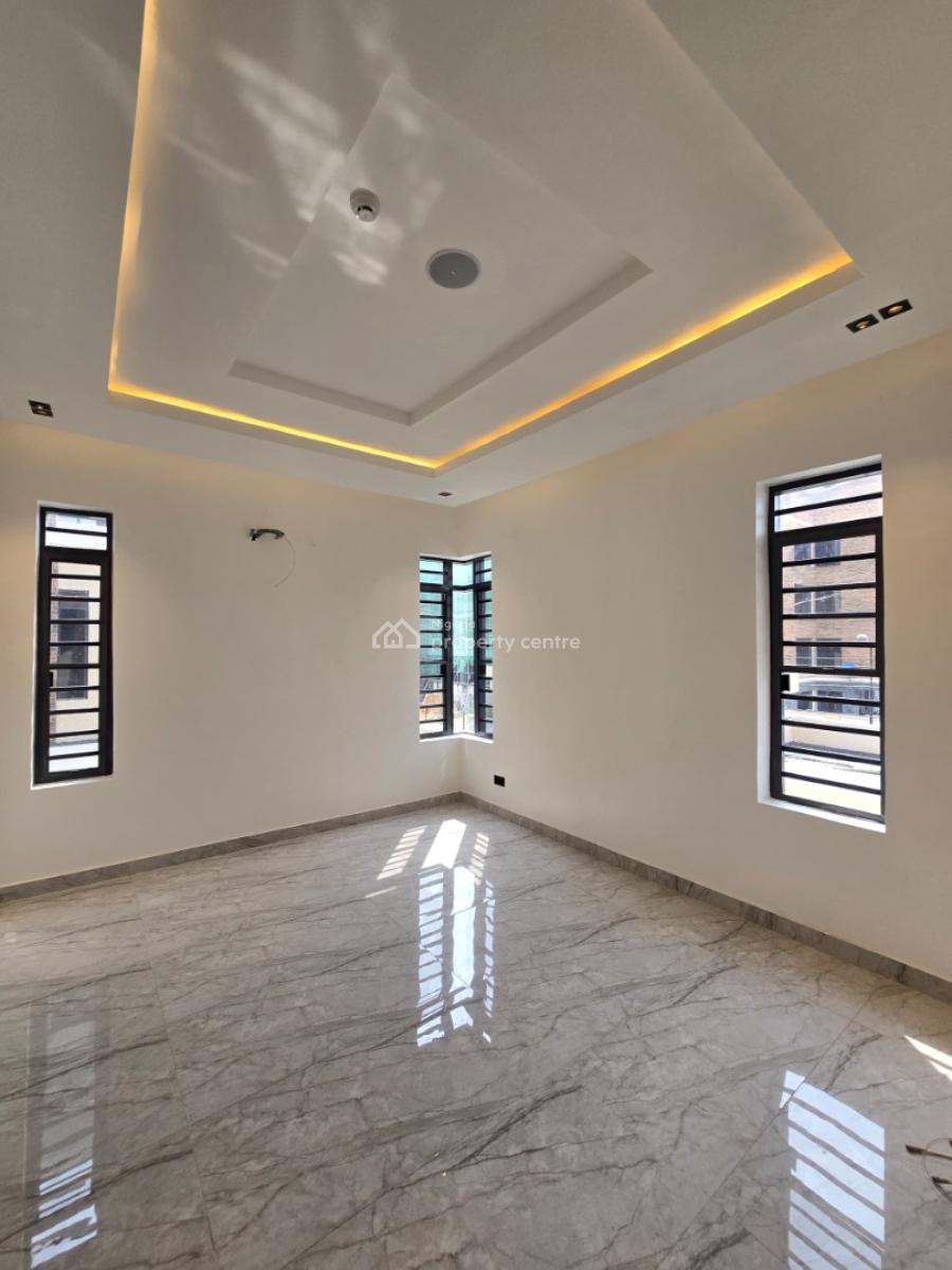 Luxury Newly Built Serviced 4 Bedroom Terrace with a Room Bq, Lekki Phase 1, Lekki, Lagos, Terraced Duplex for Rent