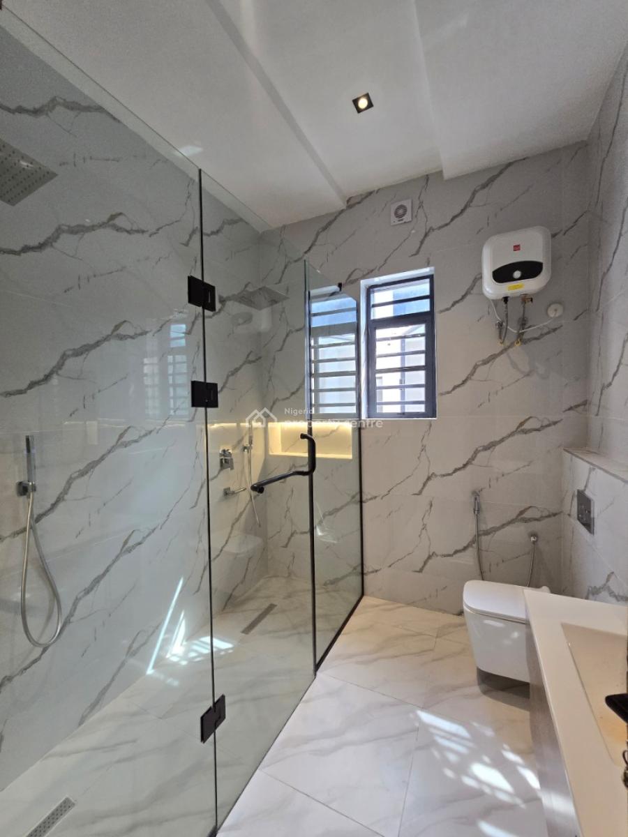 Luxury Newly Built Serviced 4 Bedroom Terrace with a Room Bq, Lekki Phase 1, Lekki, Lagos, Terraced Duplex for Rent