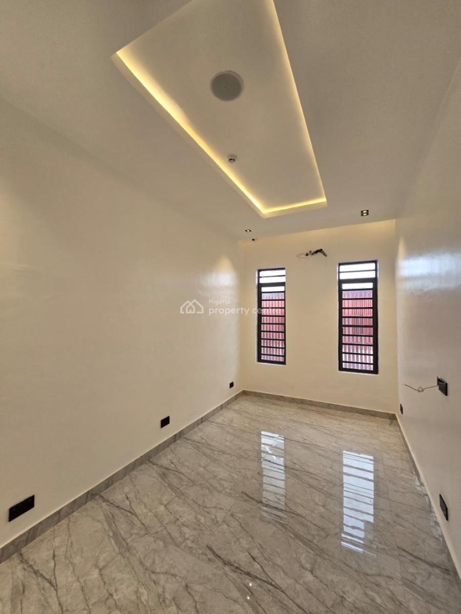 Luxury Newly Built Serviced 4 Bedroom Terrace with a Room Bq, Lekki Phase 1, Lekki, Lagos, Terraced Duplex for Rent