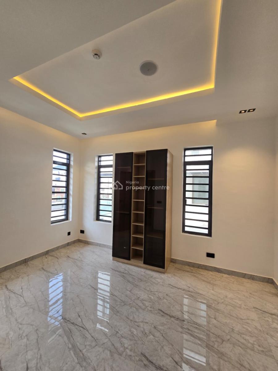 Luxury Newly Built Serviced 4 Bedroom Terrace with a Room Bq, Lekki Phase 1, Lekki, Lagos, Terraced Duplex for Rent