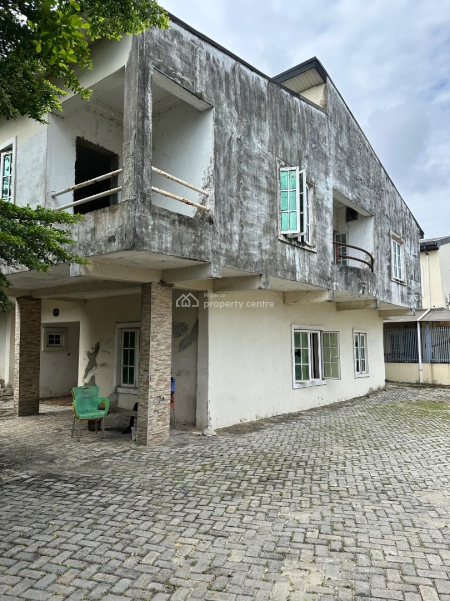 Luxury Corner Piece Carcass House, Lekki Garden, Sangotedo, Ajah, Lagos, Semi-detached Duplex for Sale