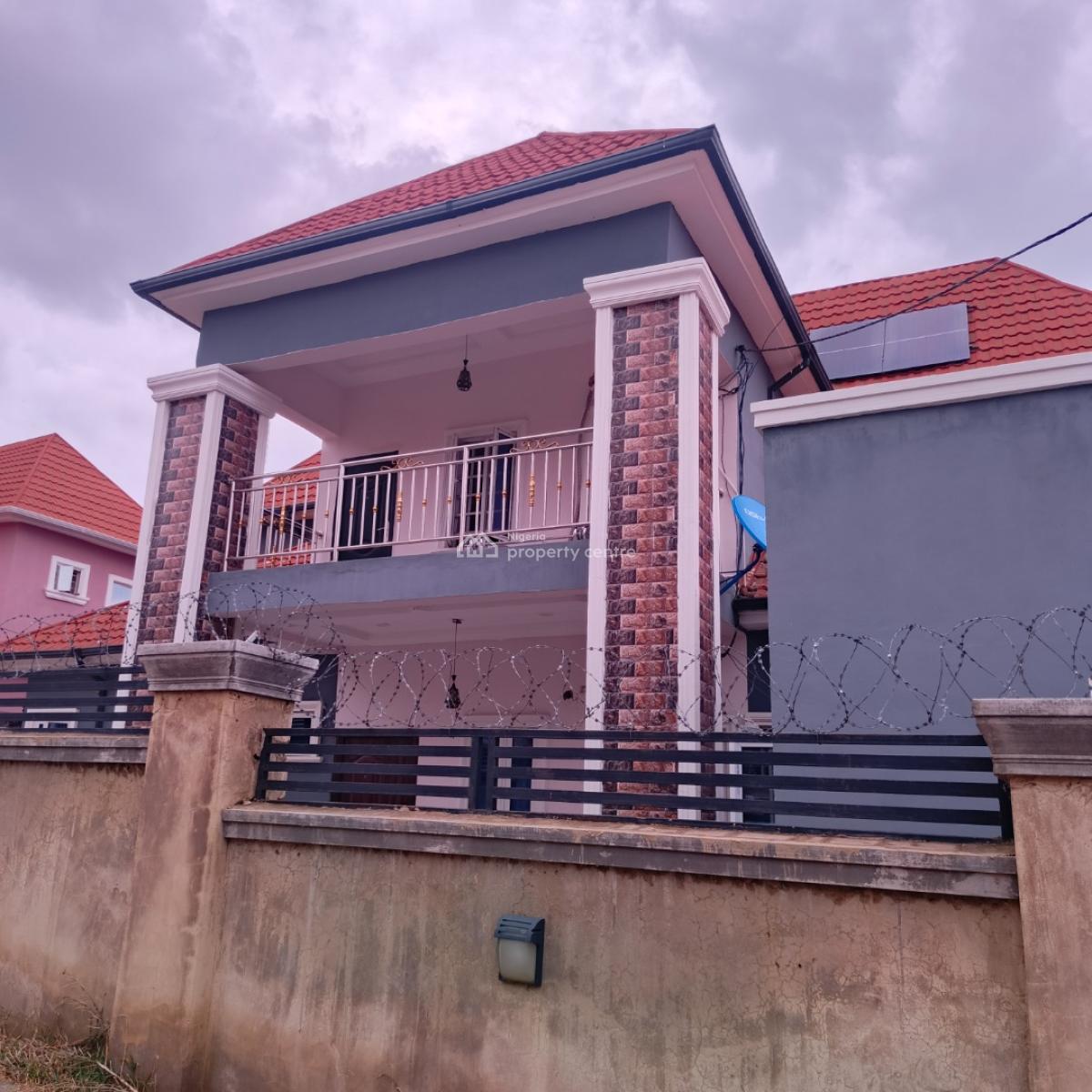 Luxurious Beautiful 3 Bedrooms, Apashe Estate, Fha (f.h.a), Lugbe District, Abuja, Terraced Bungalow for Rent