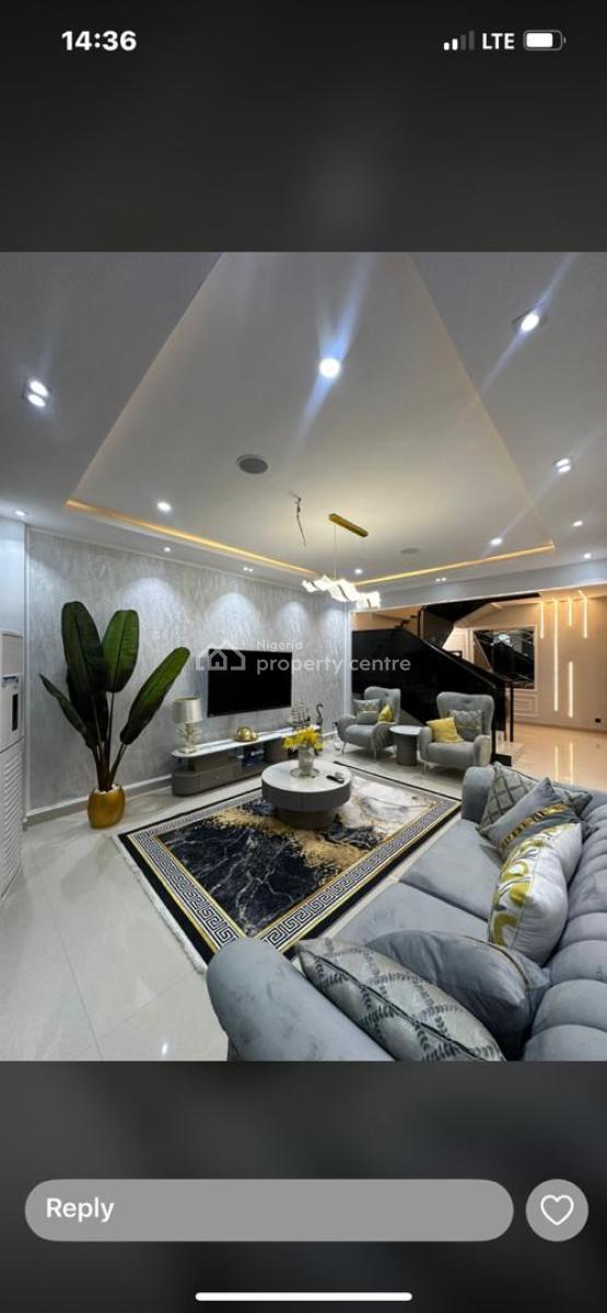 Luxury Furnished 3bedroom Maisonette Fully Serviced, Osborne 2, Osborne, Ikoyi, Lagos, Terraced Duplex for Rent