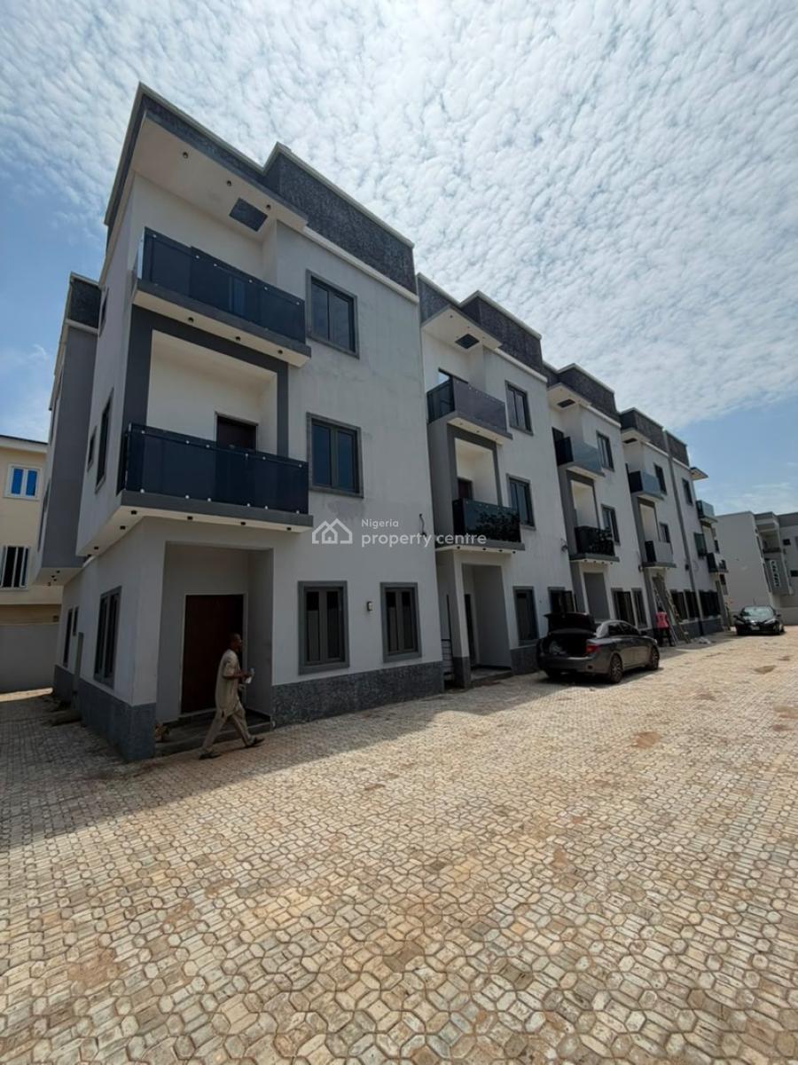 Brand New 4 Bedroom Spacious Terrace Duplex with Bq., Serene Neighborhood, Gaduwa, Abuja, Terraced Duplex for Sale