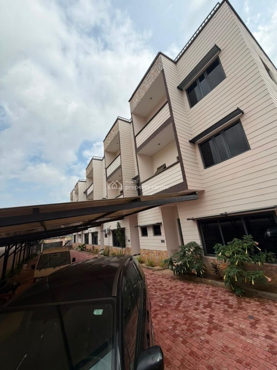 Brand New 4 Bedroom Spacious Terrace Duplex with Bq, Serene Neighborhood, Wuye, Abuja, Terraced Duplex for Sale