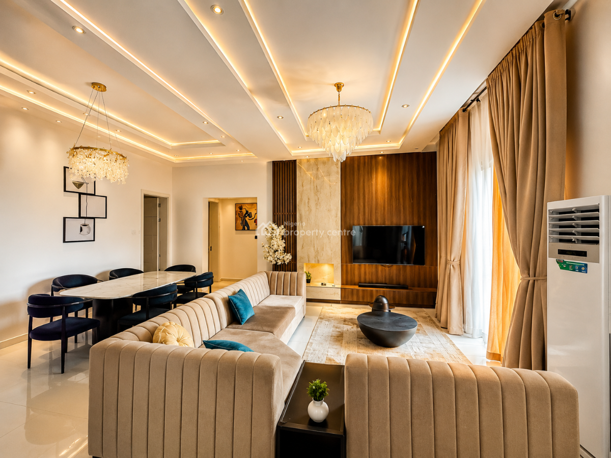 Fully Serviced 3 Bedroom Apartment with Elevator Pool and Gym, Lekki Phase 1 By Whitesand Sch, Lekki Phase 1, Lekki, Lagos, Flat / Apartment for Rent
