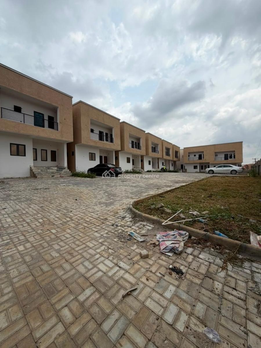 Brand New 4 Bedroom Spacious Terrace Duplex with Bq, Serene Neighborhood, Kaura, Abuja, Terraced Duplex for Sale