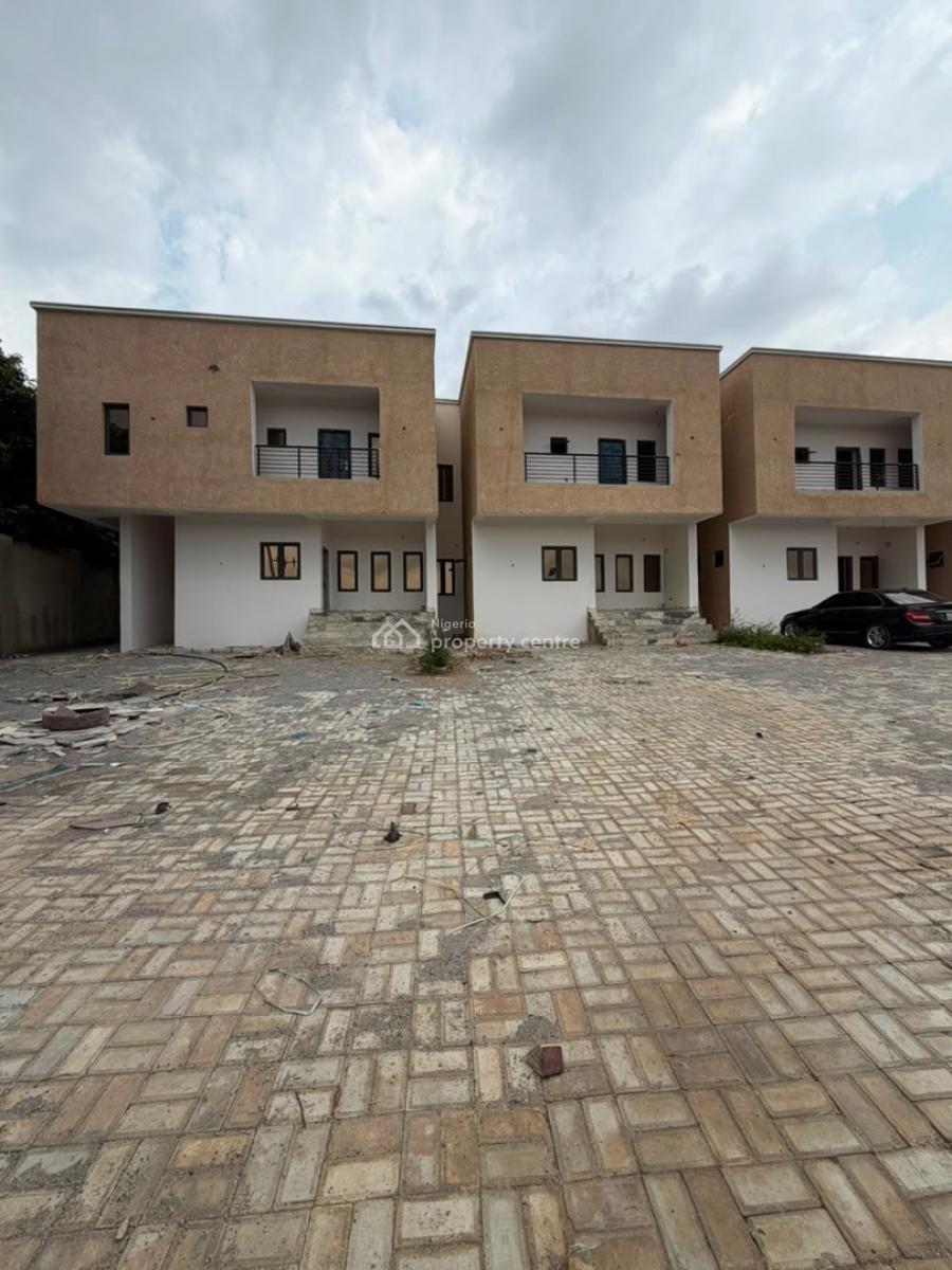 Brand New 4 Bedroom Spacious Terrace Duplex with Bq, Serene Neighborhood, Kaura, Abuja, Terraced Duplex for Sale