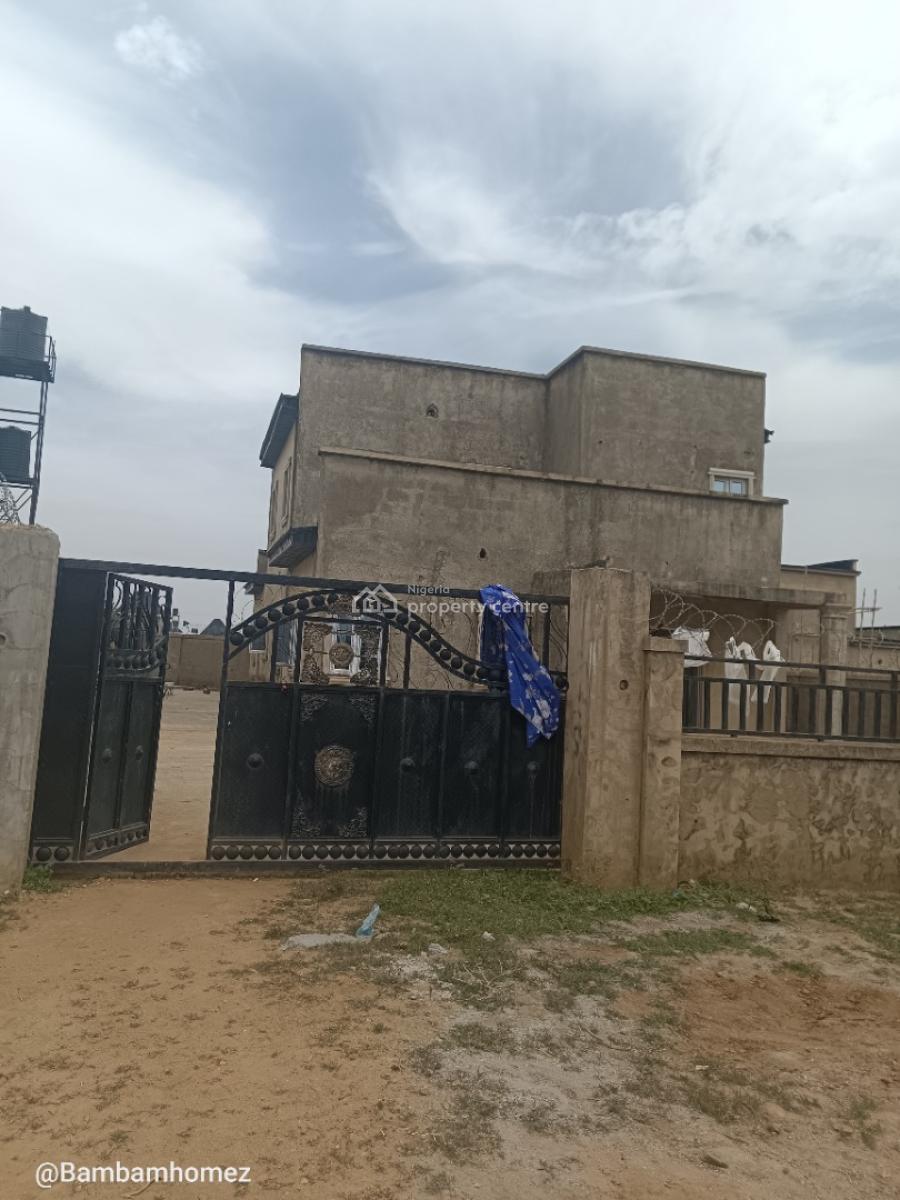 Massive 4 Bedrooms Detached Duplex + Bq, By Sheretti/sunny Vale Estate, Pyakasa, Lugbe District, Abuja, Detached Duplex for Sale