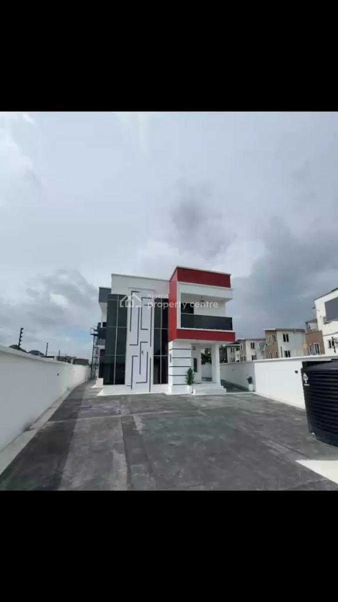 Well Carved 5 Bedroom with Cinema, Bq & Pool, Chevron, Lekki, Lagos, Detached Duplex for Sale