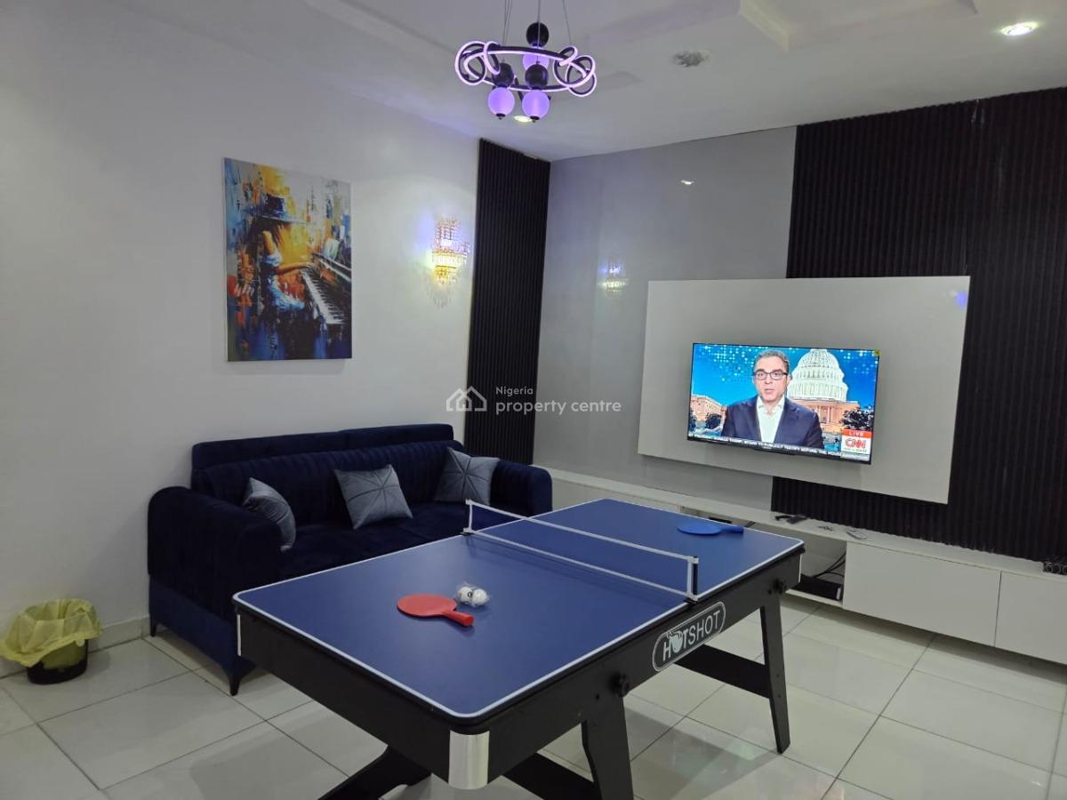 Luxurious Fully Furnished 4-bedroom Terrace Duplex, Royal View Estate, Ikota, Lekki, Lagos, Terraced Duplex Short Let