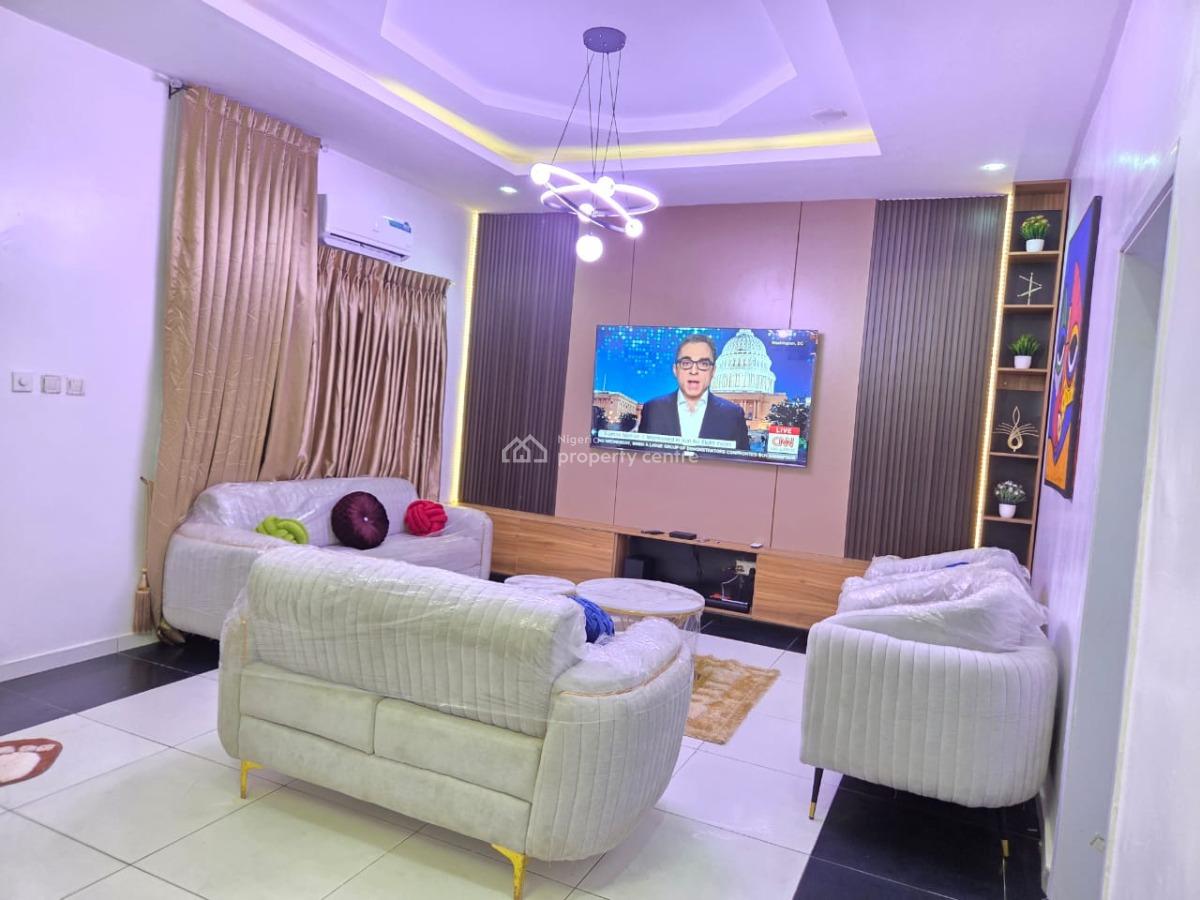Luxurious Fully Furnished 4-bedroom Terrace Duplex, Royal View Estate, Ikota, Lekki, Lagos, Terraced Duplex Short Let