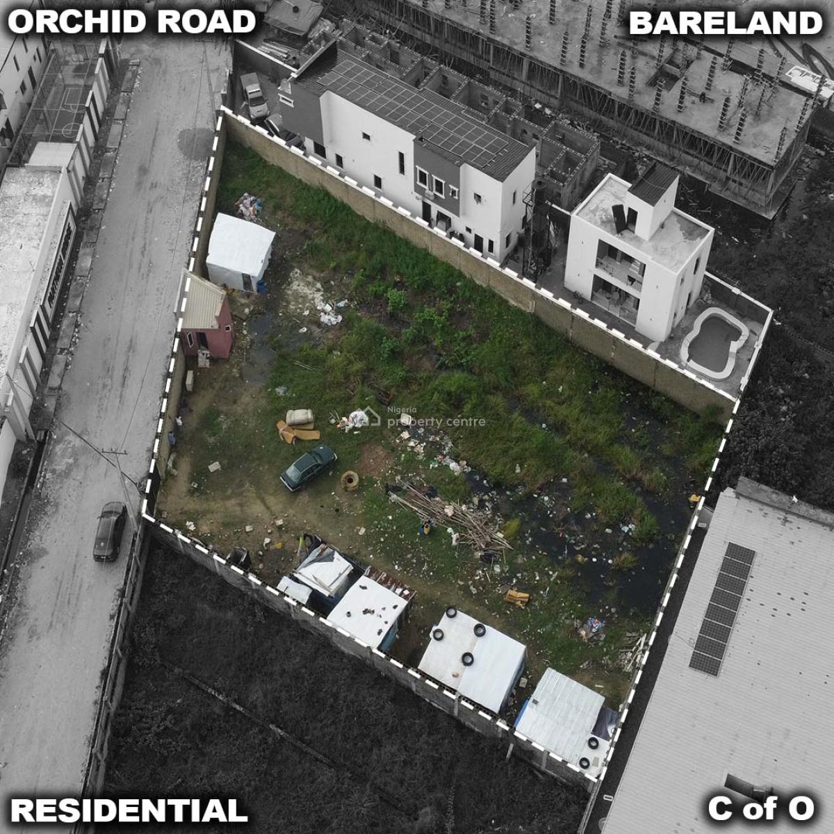 1,286 Sqm Bareland - Fenced & Gated, Orchid Road, Surulere, Lagos, Mixed-use Land for Sale