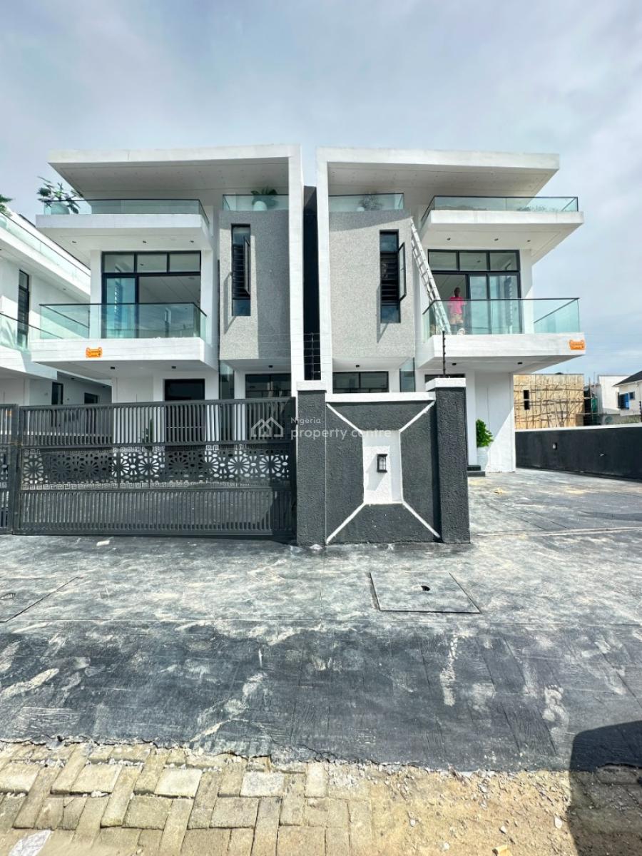 Exquisite Spacious Luxury 4 Bedroom Semi-detached Duplex with a Bq, Ikota, Lekki, Lagos, Semi-detached Duplex for Sale