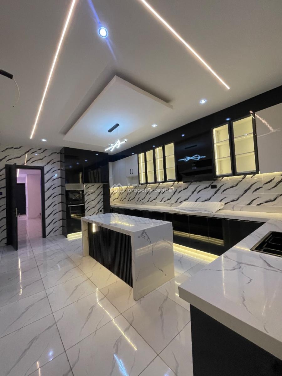 Luxury Smart 4 Bedroom Duplex with Bq and Inbuilt Speakers Etc, Located Inside an Estate,clean Road,secured Estate,good Drainage, Sangotedo, Ajah, Lagos, Detached Duplex for Rent