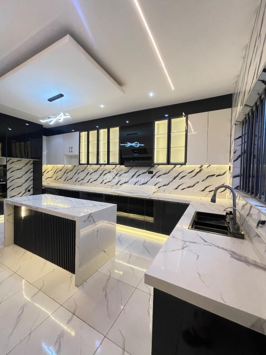 Luxury Smart 4 Bedroom Duplex with Bq and Inbuilt Speakers Etc, Located Inside an Estate,clean Road,secured Estate,good Drainage, Sangotedo, Ajah, Lagos, Detached Duplex for Rent