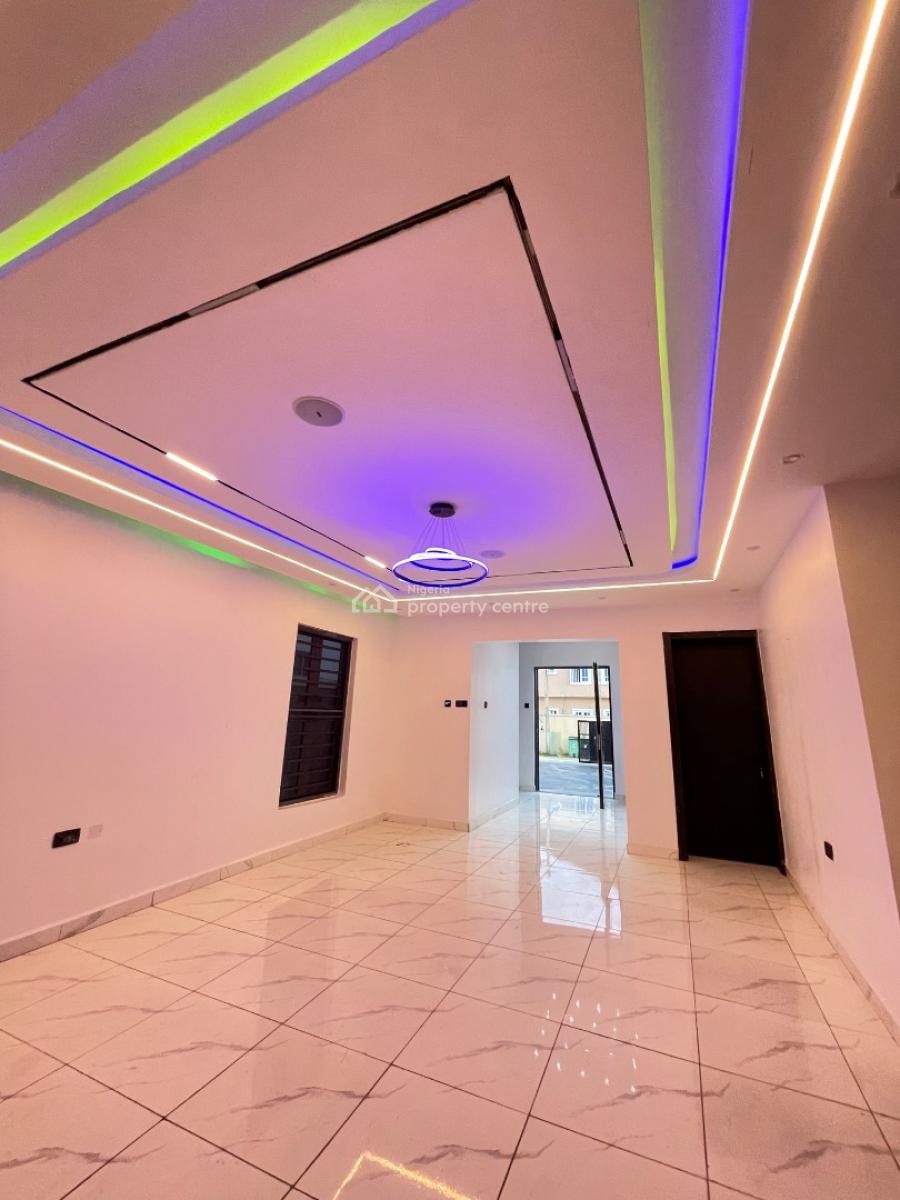 Luxury Smart 4 Bedroom Duplex with Bq and Inbuilt Speakers Etc, Located Inside an Estate,clean Road,secured Estate,good Drainage, Sangotedo, Ajah, Lagos, Detached Duplex for Rent
