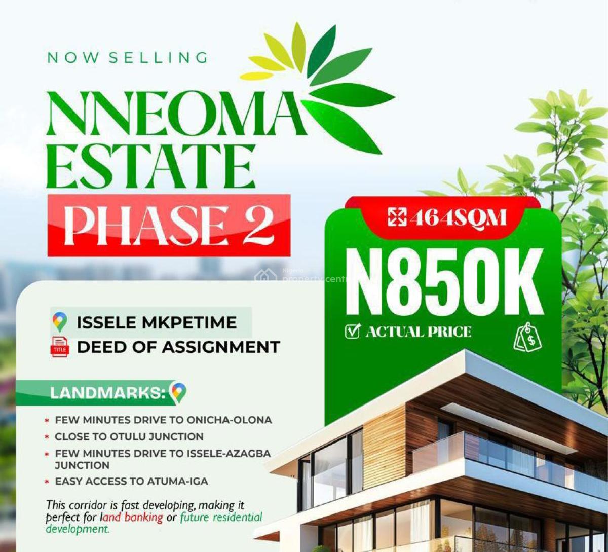 Mixed Use Land, Nneoma Estate Phase 2 Issele Mkpitime, Aniocha North, Delta, Mixed-use Land for Sale