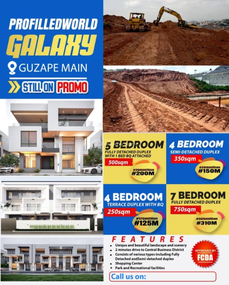 Estate Plot and Sizes @ Guzape Main, Guzape Main, Guzape District, Abuja, Residential Land for Sale