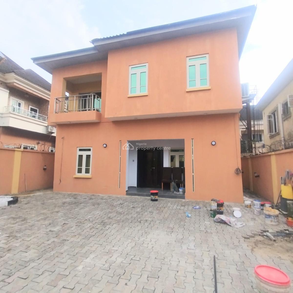 Nice 5 Bedroom Fully Detached Duplex with Bq, Ikota Villa, Ikota, Lekki, Lagos, Detached Duplex for Rent