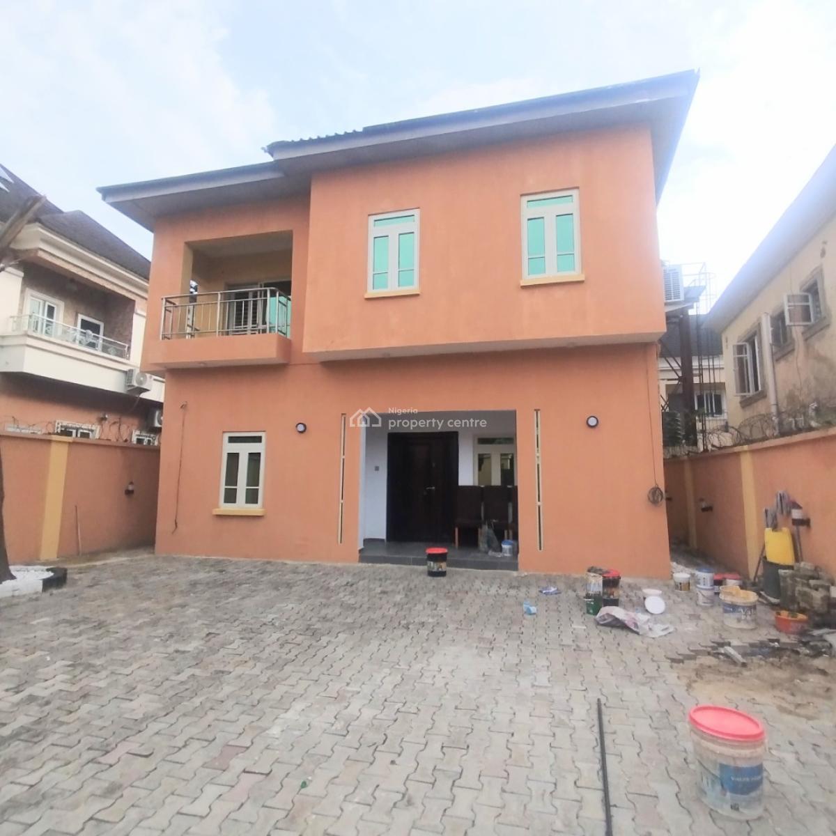 Nice 5 Bedroom Fully Detached Duplex with Bq, Ikota Villa, Ikota, Lekki, Lagos, Detached Duplex for Rent
