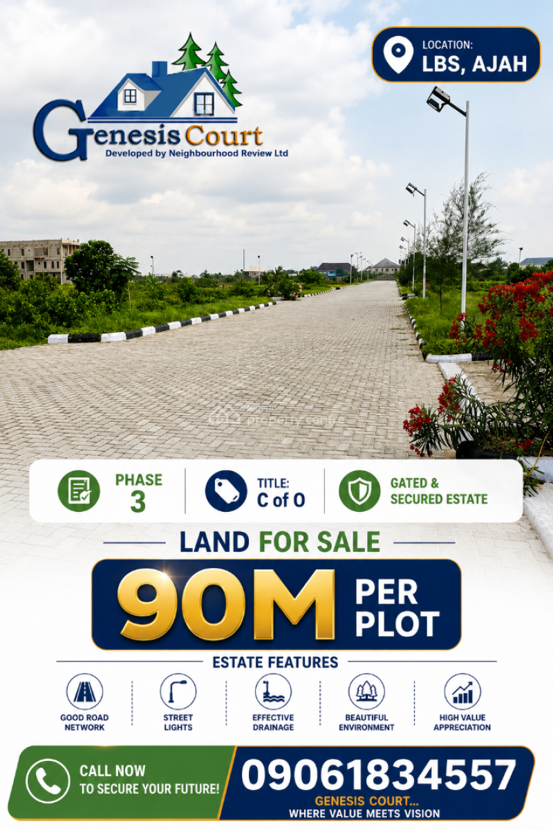 600sqm Land in Monastery Road,  Sangotedo, Monastery Road, Sangotedo, Sangotedo, Ajah, Lagos, Mixed-use Land for Sale