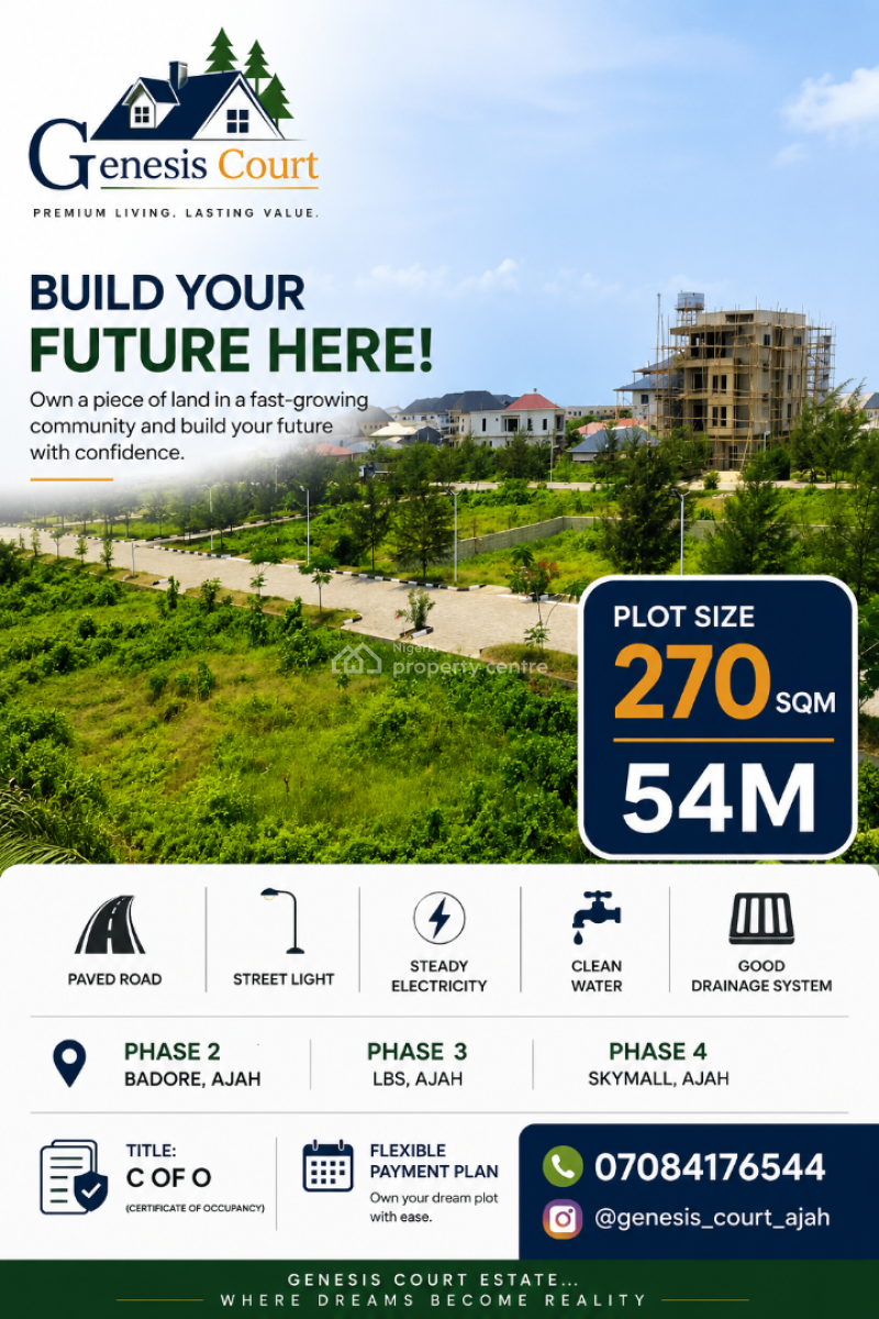 600sqm Land in Monastery Road,  Sangotedo, Monastery Road, Sangotedo, Sangotedo, Ajah, Lagos, Mixed-use Land for Sale
