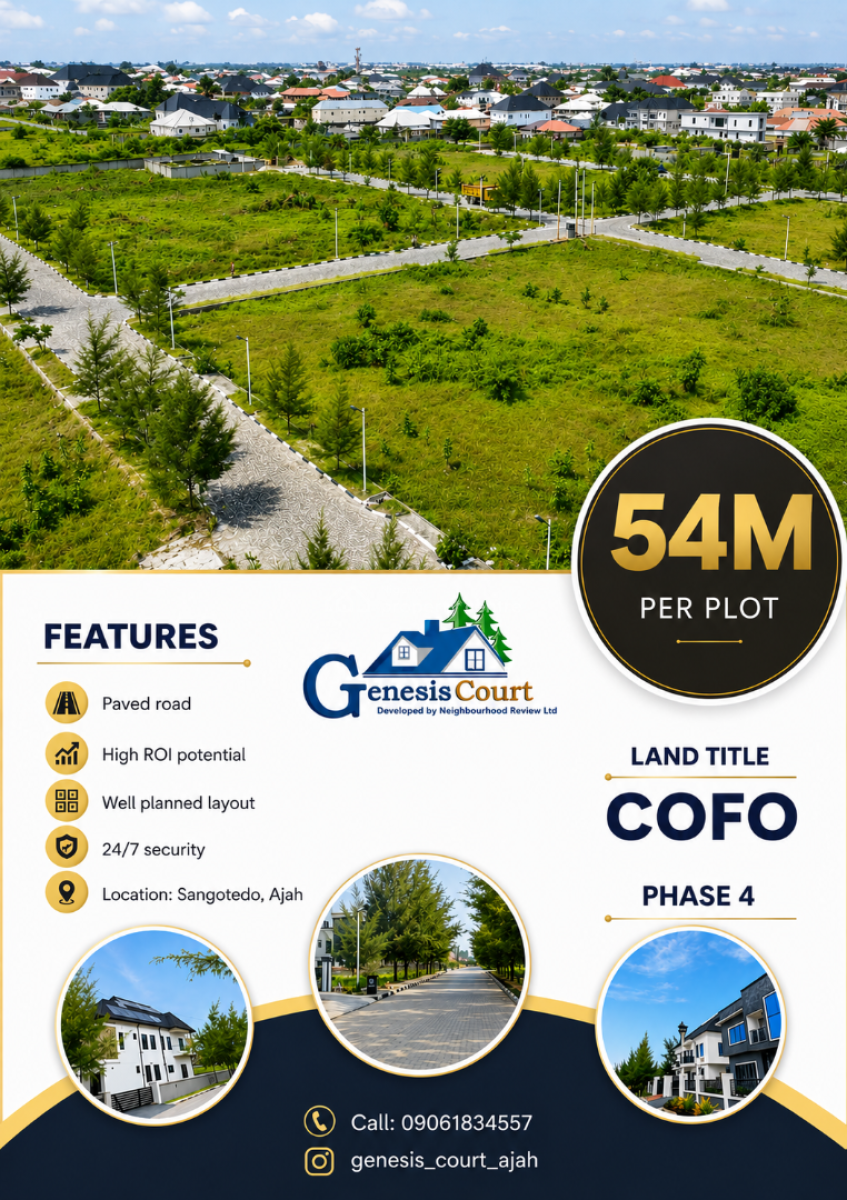 600sqm Land in Monastery Road,  Sangotedo, Monastery Road, Sangotedo, Sangotedo, Ajah, Lagos, Mixed-use Land for Sale