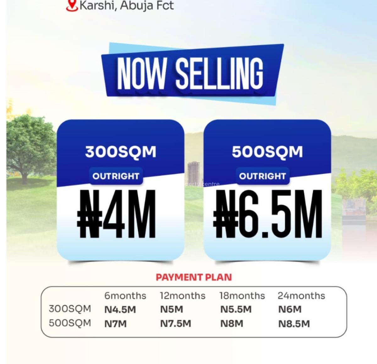 100% Dry Land with Instant Allocation, Queen Park with C of O Located 25min Drive to Karshi Waterfall, Karshi, Abuja, Mixed-use Land for Sale