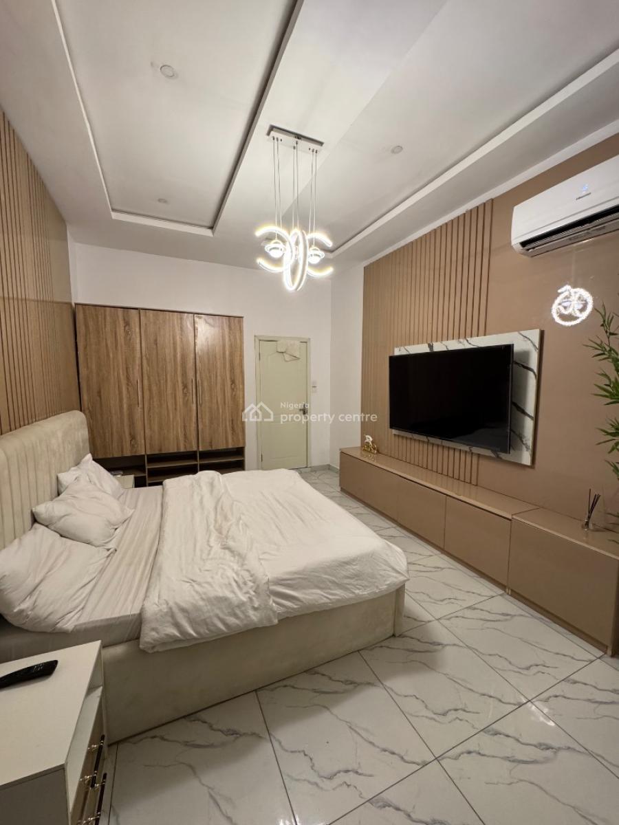 Furnished Self Contain Masters + Mini Space & Balcony, By Friends Colony, Agungi, Lekki, Lagos, Self Contain (single Rooms) for Rent