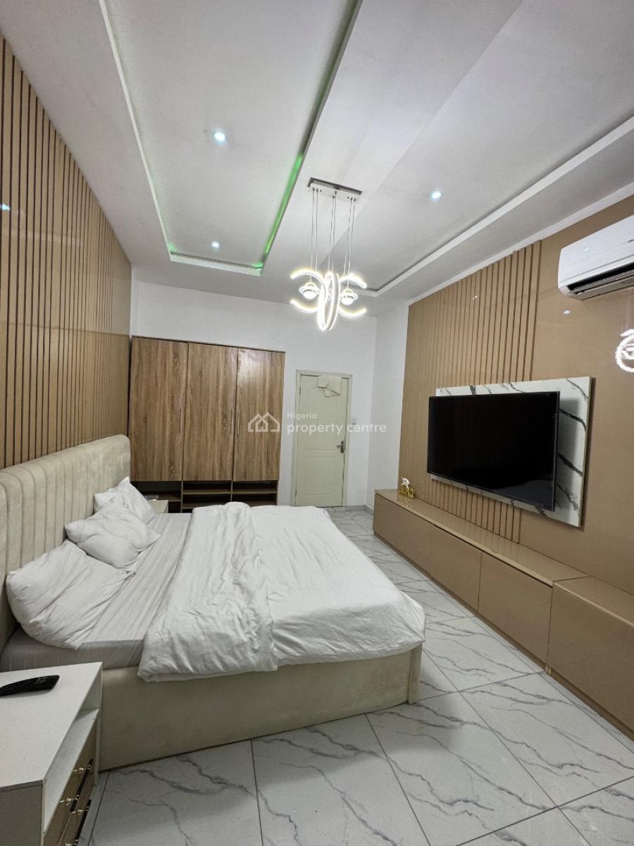 Furnished Self Contain Masters + Mini Space & Balcony, By Friends Colony, Agungi, Lekki, Lagos, Self Contain (single Rooms) for Rent