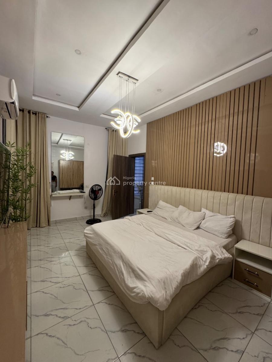Furnished Self Contain Masters + Mini Space & Balcony, By Friends Colony, Agungi, Lekki, Lagos, Self Contain (single Rooms) for Rent