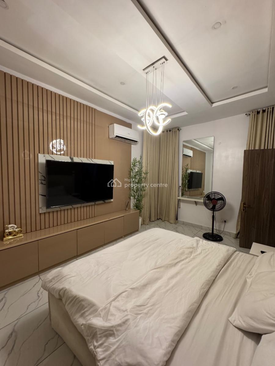 Furnished Self Contain Masters + Mini Space & Balcony, By Friends Colony, Agungi, Lekki, Lagos, Self Contain (single Rooms) for Rent